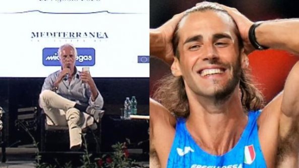 Tamberi Gold at the World Cup, Malagò calls him hands-free during an event: “Gimbo, you are a monster”