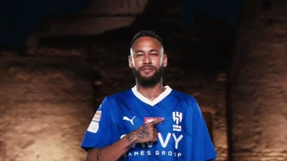 Neymar officially lands in Saudi Arabia: Al Hilal’s sci-fi presentation