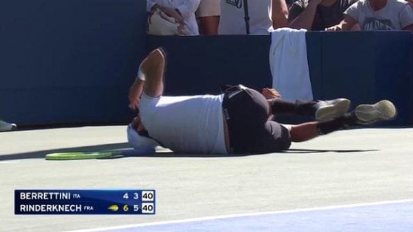 Tennis, Matteo Berrettini’s serious ankle injury at the US Open