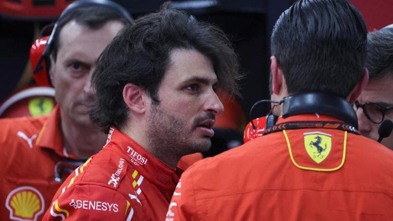 Sainz has to undergo appendicitis and is replaced by Bearman